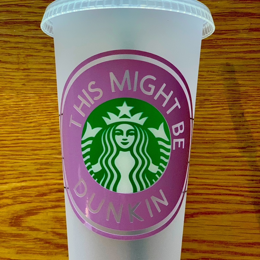 Custom Starbucks cold cup
